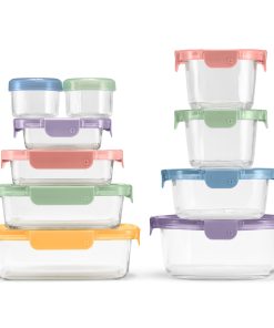 Color Lock® Glass 20pc Mixed Meal Prep Set