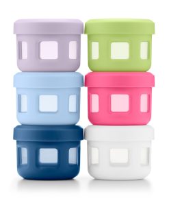 Plastic Condiment Containers. Set of 6