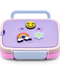 Benni Kids Bento Box with Optional Insulated Food Jar. Ice Pack and Charms
