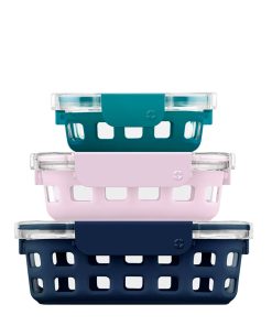 Duraglass™ Food Storage Containers. Set of 3