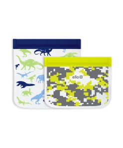 Kids Reusable Storage Bags. Set of 4